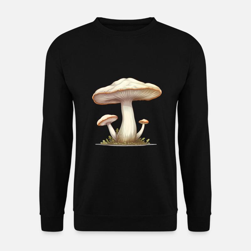 Pilz Pilze sammelm - Unisex Pullover - Schwarz