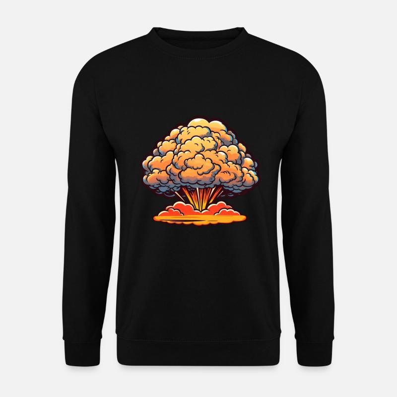 Explosion Feuerwerk Pyrotechnik - Unisex Pullover - Schwarz