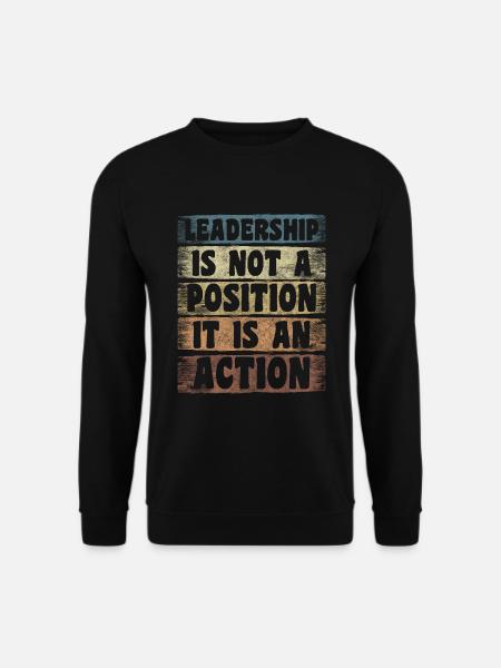 Leader, Workers, Team, Employees - Unisex Sweatshirt - black