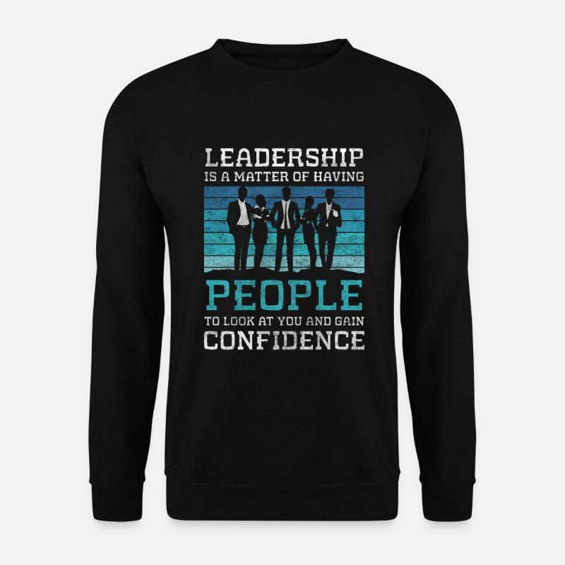 firma karriere erfolg - Unisex Pullover - Schwarz