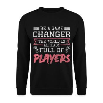büro abteilungsleiter angestellter - Unisex Pullover - Schwarz - Vorne - Alina (178cm) & Michal (187cm)