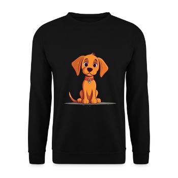 Conception de chien mignon pour les propriétaires de chiens - Sweat-shirt Unisexe - noir - Devant - Alina (178cm) & Michal (187cm)