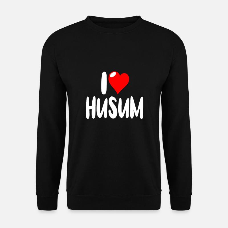 Husum - Unisex Pullover - Schwarz