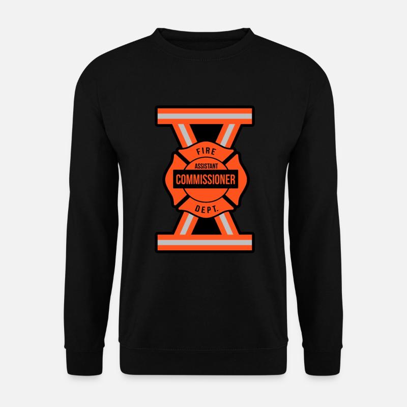 Chef adjoint du service d’incendie - Sweat-shirt Unisexe - noir