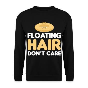 Rafting Wassersport | River Tubing Fluss Geschenke - Unisex Pullover - Schwarz - Vorne - Alina (178cm) & Michal (187cm)