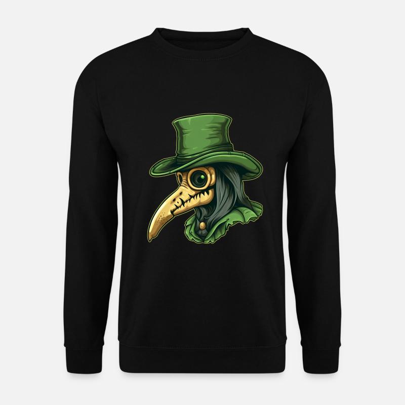 Pestdoktor Doktor Arzt - Unisex Pullover - Schwarz