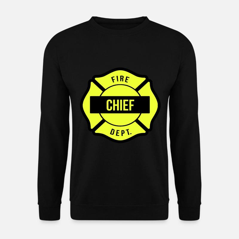 Fire Brigade Commander Ladder - Unisex Sweatshirt - black