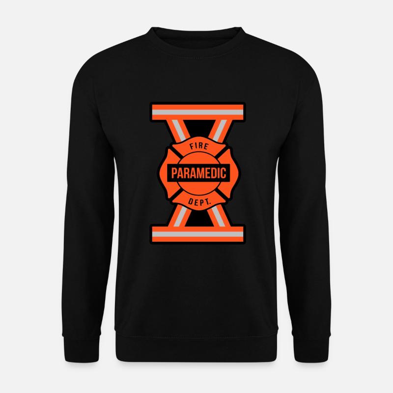 Sanitäter Feuerwehr - Unisex Pullover - Schwarz