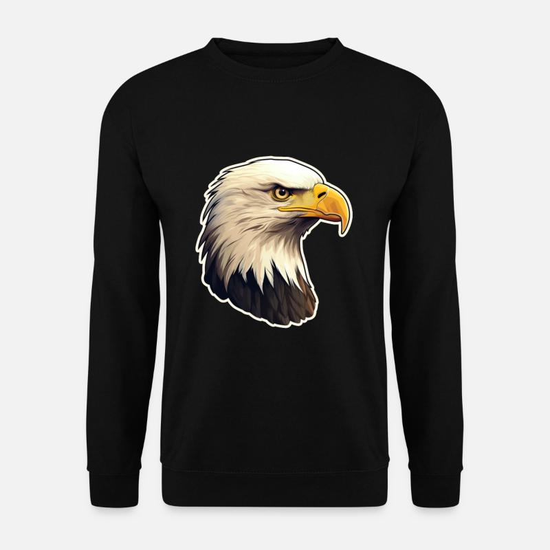 Adler Adlerkopf - Unisex Pullover - Schwarz