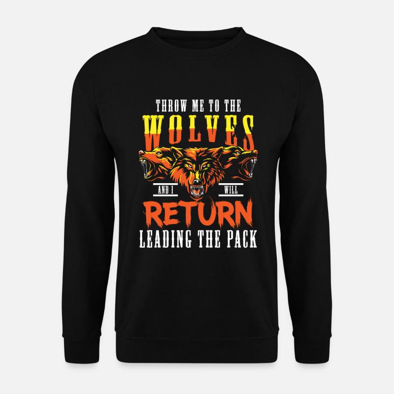 Wolf Wild Wolfpack - Unisex Pullover - Schwarz
