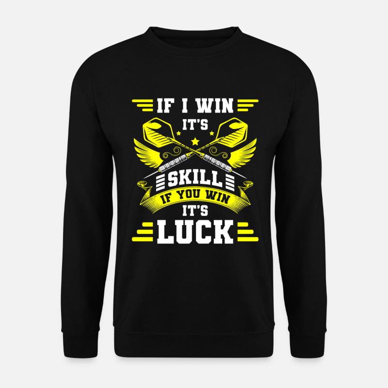 Dartscheibe Dartboard Bullseye - Unisex Pullover - Schwarz