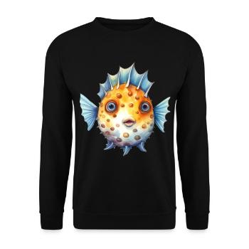 Blue Blowfish - Unisex Sweatshirt - black - Front - Alina (178cm) & Michal (187cm)