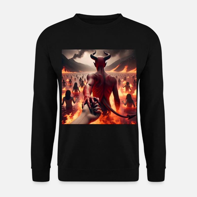 Suivez-moi jusqu’à l’abîme - Pacte du Diable Infernal #12 - Sweat-shirt Unisexe - noir