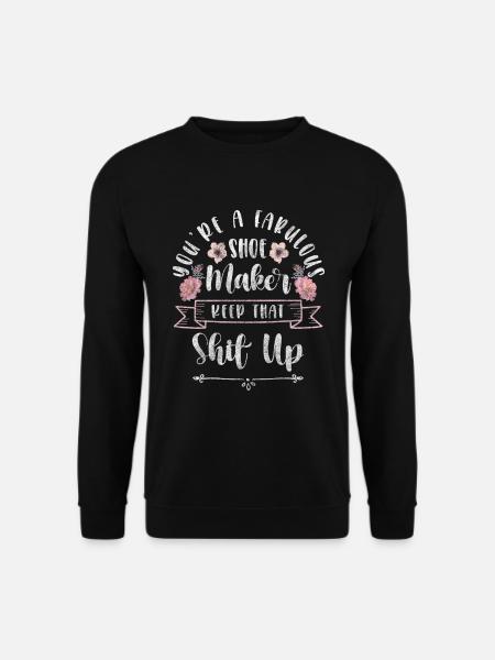 Schuhmacher Schuhe Handwerker Stiefel - Unisex Pullover - Schwarz