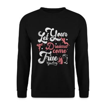 Elfe Kind Jungen Tochter - Unisex Pullover - Schwarz - Vorne - Alina (178cm) & Michal (187cm)