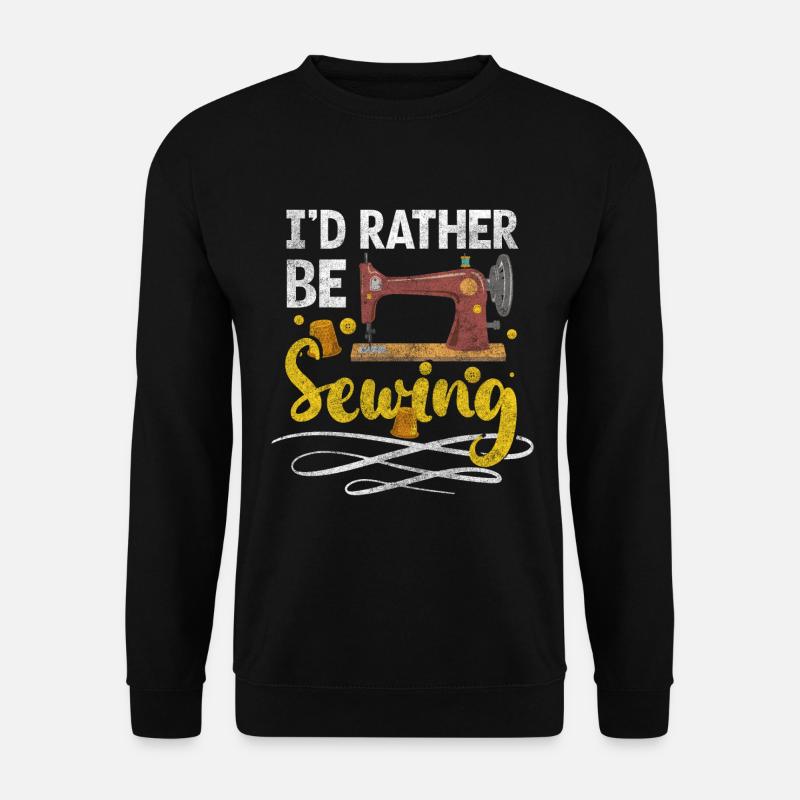 Schneider Schere Nähen - Unisex Pullover - Schwarz