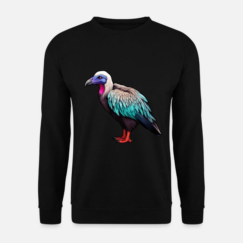 Geier Kopf - Unisex Pullover - Schwarz