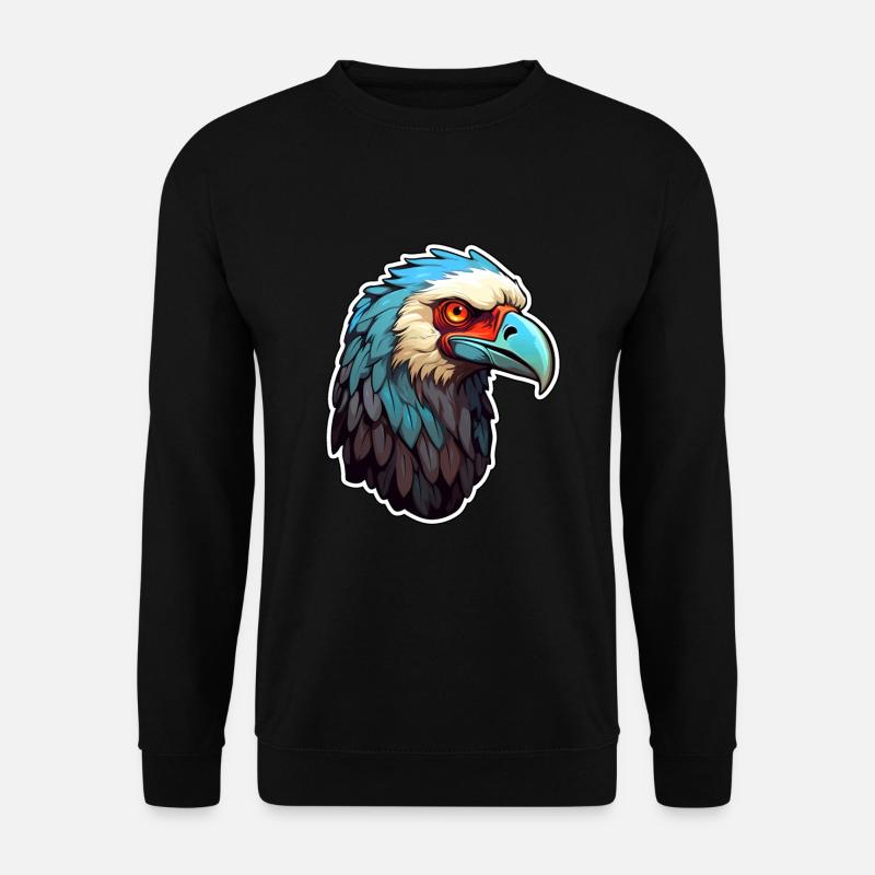 Geier Kopf - Unisex Pullover - Schwarz