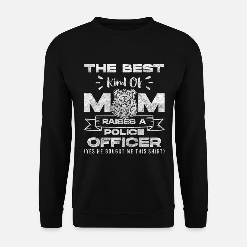 Polizei Stop Uniform Sirene - Unisex Pullover - Schwarz