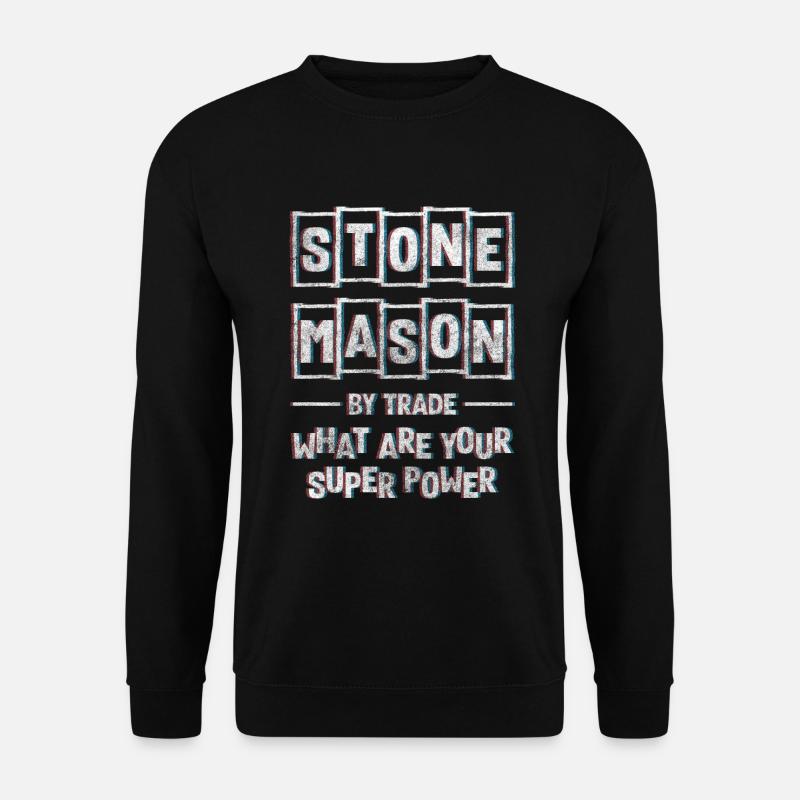 Bildhauer Arbeit Handwerk - Unisex Pullover - Schwarz