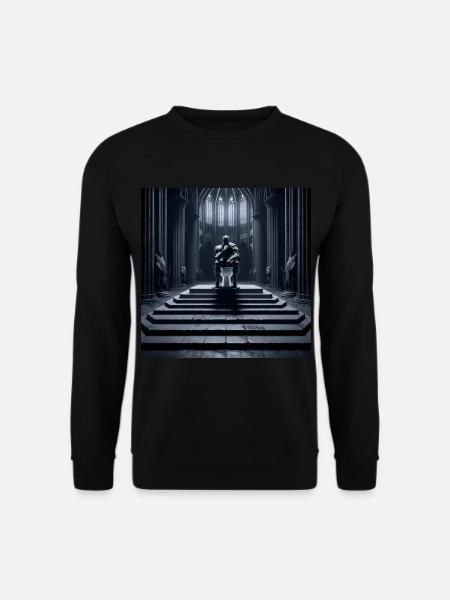 Fart Souls – Hollow Knight auf Porzellanthron #12 - Unisex Pullover - Schwarz