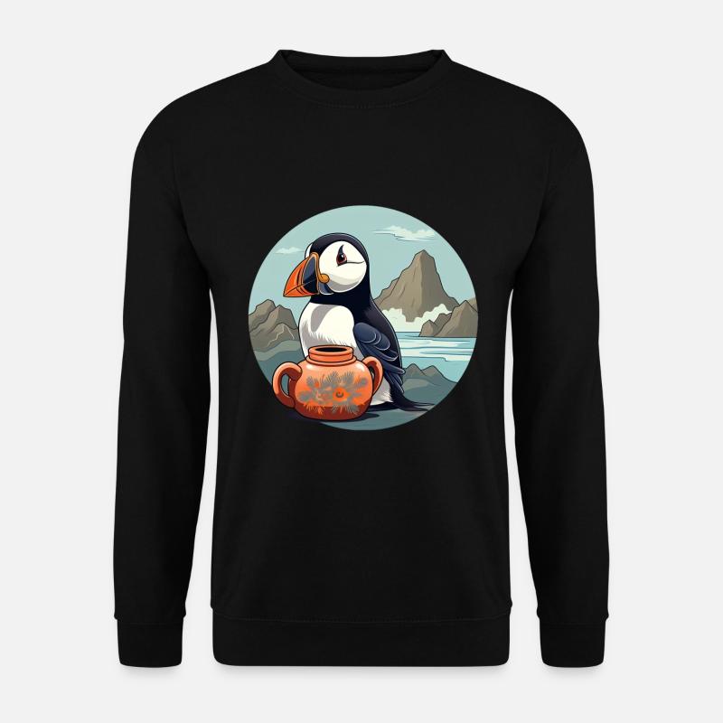 Søpapegøje - Unisex sweater - sort