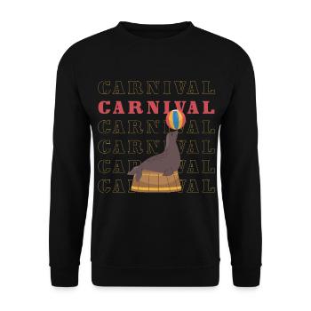 Chapiteau de cirque Fun Tamer Circus Show - Sweat-shirt Unisexe - noir - Devant - Alina (178cm) & Michal (187cm)