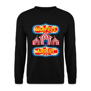 Circus Ringmaster Tamer - Unisex Sweatshirt - black - Front - Alina (178cm) & Michal (187cm)