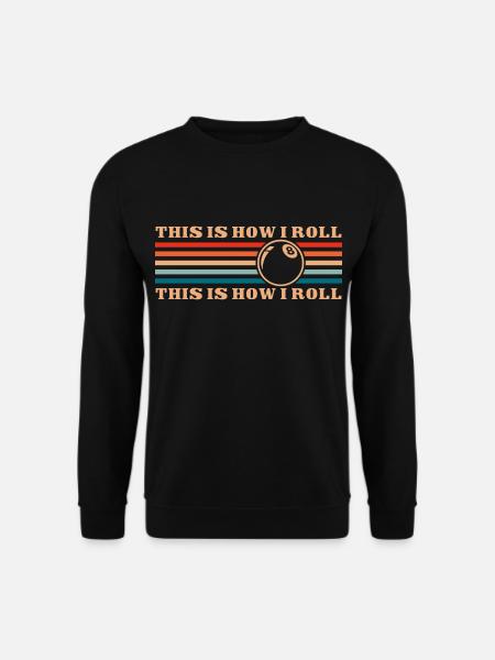 Billiard Pub 8-Ball - Unisex Sweatshirt - black