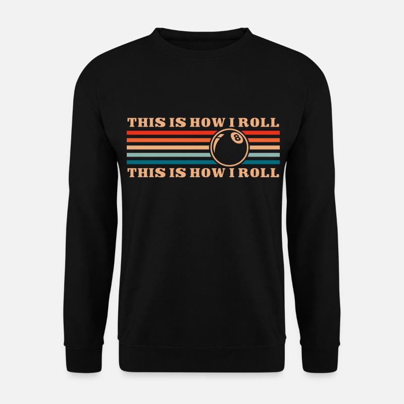 Billiard Pub 8-Ball - Unisex Sweatshirt - black
