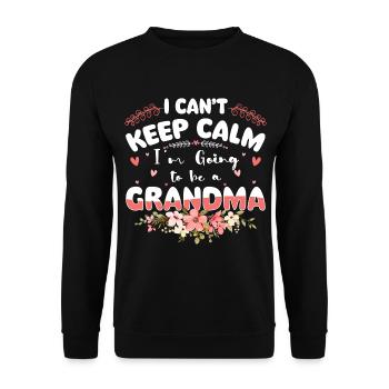 Grand-père, petit-fils, grand-père - Sweat-shirt Unisexe - noir - Devant - Alina (178cm) & Michal (187cm)