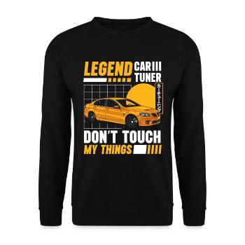 Tuner Performance Screwdriver Workshop - Unisex Sweatshirt - black - Front - Alina (178cm) & Michal (187cm)