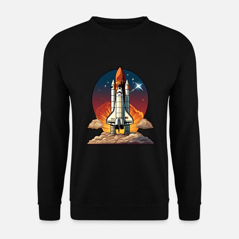 Navette spatiale spatiale - Sweat-shirt Unisexe - noir