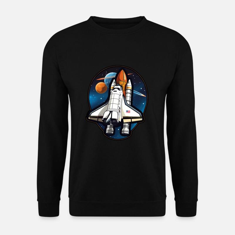 Space Shuttle Space - Unisex Sweatshirt - black