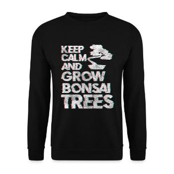 Bonsaï, Japonais, Bouddhisme - Sweat-shirt Unisexe - noir - Devant - Alina (178cm) & Michal (187cm)