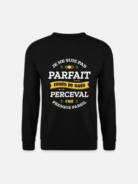 PERCEVAL PARFAIT - PRENOM PERCEVAL - Sweat-shirt Unisexe - noir