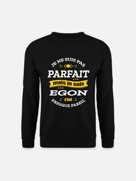 EGON PARFAIT - PRENOM EGON - Sweat-shirt Unisexe - noir