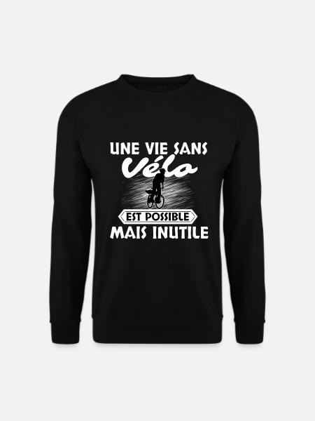 Vélo - Sweat-shirt Unisexe - noir