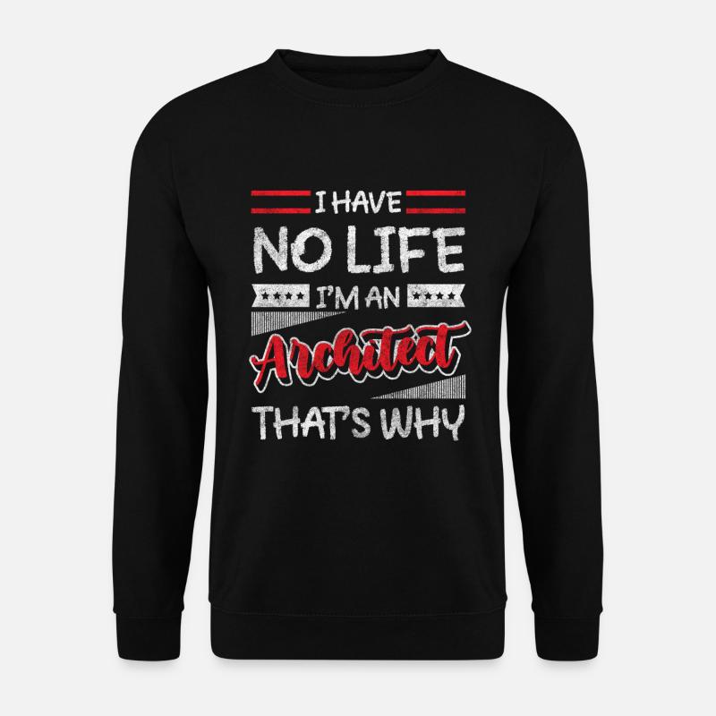 Designer Style Construction Site Builder - Unisex Sweatshirt - black