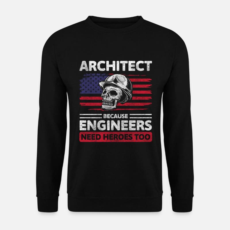 Architekt Baumeister - Unisex Pullover - Schwarz