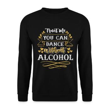 Santé liée à l’alcool - Sweat-shirt Unisexe - noir - Devant - Alina (178cm) & Michal (187cm)
