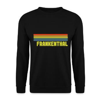 Frankenthal - Unisex Pullover - Schwarz - Vorne - Alina (178cm) & Michal (187cm)
