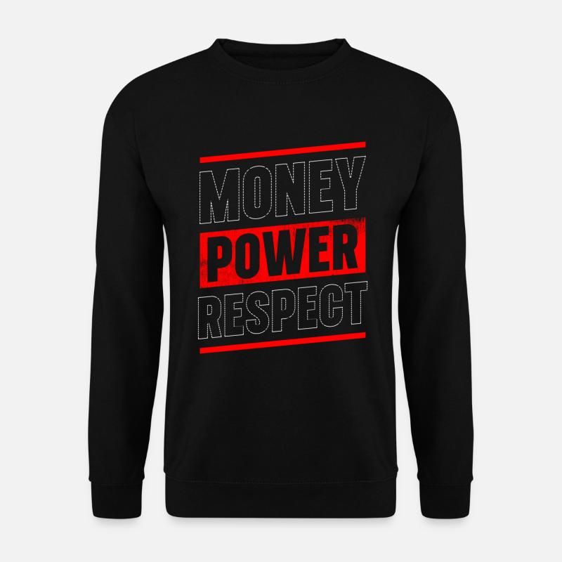Reich Wohlstand Geschäft - Unisex Pullover - Schwarz