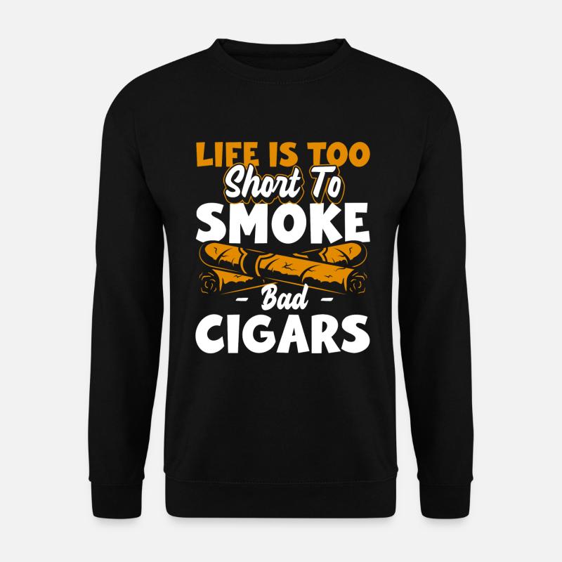 Rauchen Nikotin Rauchverbot Vape - Unisex Pullover - Schwarz