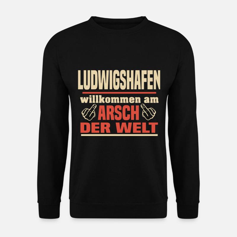 ludwigshafen - Unisex Pullover - Schwarz