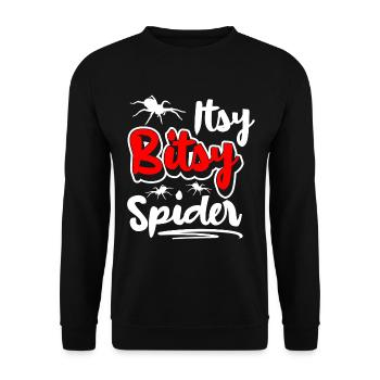 Halloween Silk Threads - Unisex Sweatshirt - black - Front - Alina (178cm) & Michal (187cm)