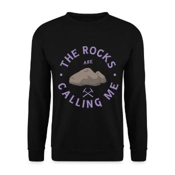 Géologie - Sweat-shirt Unisexe - noir - Devant - Alina (178cm) & Michal (187cm)