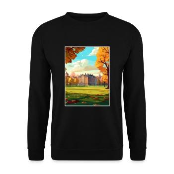 Hyde Park London England Vintage Travel Poster WPA - Unisex Sweatshirt - black - Front - Alina (178cm) & Michal (187cm)