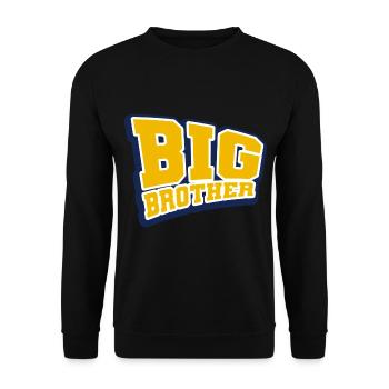 Brother - Unisex Sweatshirt - black - Front - Alina (178cm) & Michal (187cm)