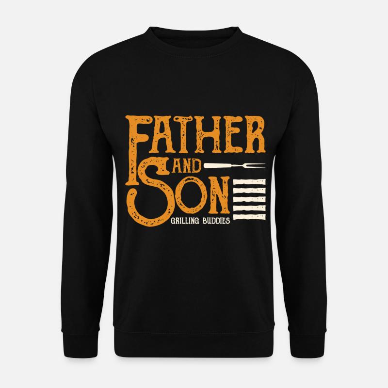 Father and Son - Unisex Pullover - Schwarz
